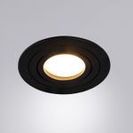 Точечный встраиваемый светильник Arte Lamp TARF A2167PL-1BK, 1хGU10