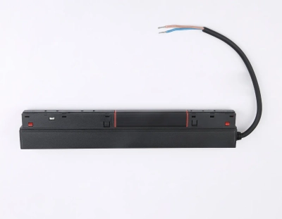 Блок питания внутренний с вводом питания для шинопровода Magnetic GL3662 BK черный блок IP20 200W 48V 260*45*23