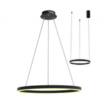 08212,19A(4000K) Подвес Тор черный d40 h150 Led 23W (4000K) 2 типа крепления