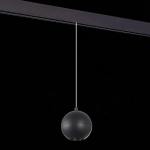ST354.433.12 Магнитный трековый светильник подвесной Черный LED 1*12W 3000K 750Lm Ra>80 36° IP20 D100xH92 48V