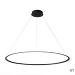 Люстра Crystal Lux MANZANA SP40W LED BLACK 2340/301N