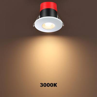 358639 SPOT NT21 273 белый Светильник встраиваемый светодиодный диммируемый, смена цв. температуры IP65 LED 3000К\4000К\5000К 8W 220V REGEN