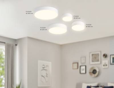 Светильник светодиодный потолочный FV5519 WH белый LED 26W 3000K D220*58 (Без ПДУ)