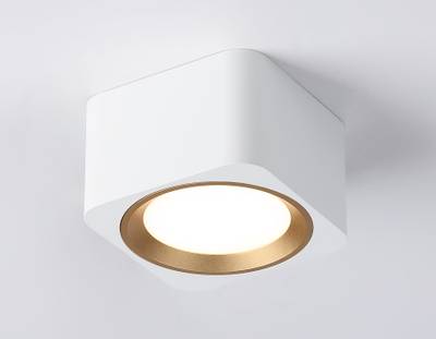 Светильник накладной TN70831 WH/GD белый/золото GX53 max 12W 96*96*60