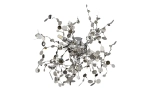Бра Crystal Lux GARDEN AP-PL3 D400 CHROME 1861/403