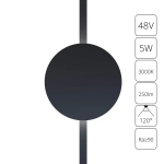 Магнитный трековый светильник Arte Lamp RAPID A1163PL-1BK, 1хLED