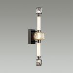 5427/28WL L-VISION ODL_EX24 131 черный хром/белый/дымчатый/коньячный/металл/стекло/акрил Бра LED 28W 4000K KLIFF
