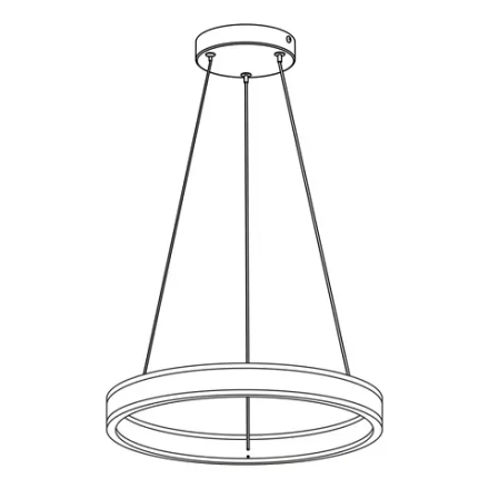 Citilux Дуэт CL719400 LED Люстра подвесная Белая