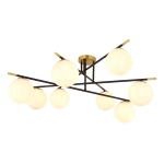 Потолочная люстра Arte Lamp ALCOR A2224PL-8BK, 8хE14