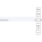 Магнитный трековый светильник Arte Lamp LINEA A4672PL-1WH, 1хLED