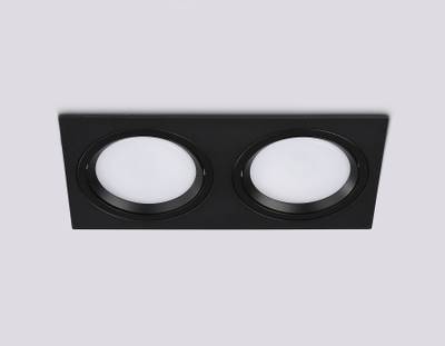 Светильник встраиваемый поворотный точечный TN51920/2 BK черный GX53 max 12W 220*115*23