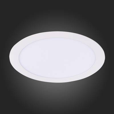 ST209.538.18 Св-к встр. Белый LED 1*18W 3000K 1 296Lm Ra80 110° IP20 D225xH8 90-265V