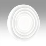 7679/DL PALE SN 153 Светильник пластик/белый LED 48Вт 3000-6000К D380 IP43 пульт ДУ FASS
