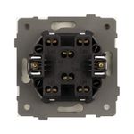 Механизм выключателя одноклавишный перекрёстный SWT-TENDO-MKX1-PL-GD (230V, 10A) (Arlight, -)