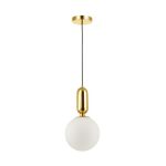 4669/1 PENDANT ODL20 471 золотой/белый Подвес E27 1*40W (тип лампы СВЕЧА ) 220V OKIA