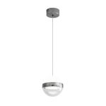 5037/9L L-VISION ODL24 389 никель/прозрачн/молочный/металл/акрил Подвес LED 9W 4000K 480лм RONI