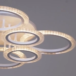 09812-3.3-4+4A WH (RGB) светильник потолочный Reluce, LED