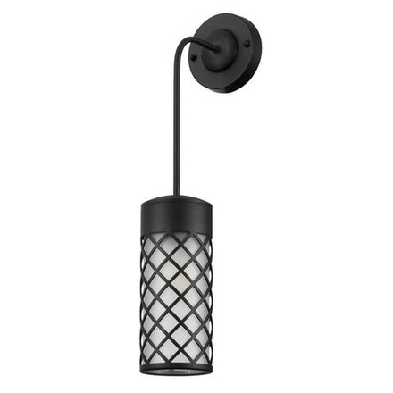 4834/1W NATURE ODL21 706 черный/стекло Ландшафтный настенный светильник E27 1*60W IP44 DUNES