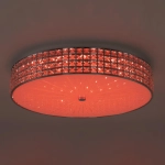 Citilux Портал CL32410G1 LED RGB Люстра хрустальная с пультом Хром