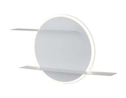 Настенный светодиодный светильник с полками FW102 WH/S белый/песок LED 4200K 28W 420*250*120