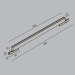 Трековый светильник Basis Levity 3000К 21Вт 100°, TR192-1-21W3K-B. TM Maytoni
