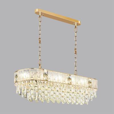 5070/14 HALL (В 2-Х КОРОБКАХ) ODL24 619 золото/прозрачный/матовый/металл/хрусталь/стекло Люстра E14 14*40W FIESTA