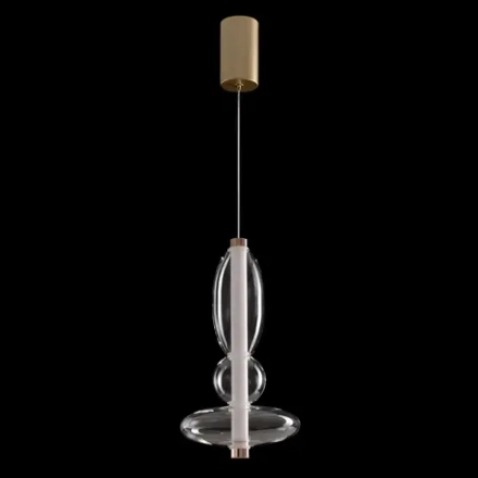 Светильник подвесной Crystal Lux QUASAR SP10W LED TRANSPARENT 3791/210