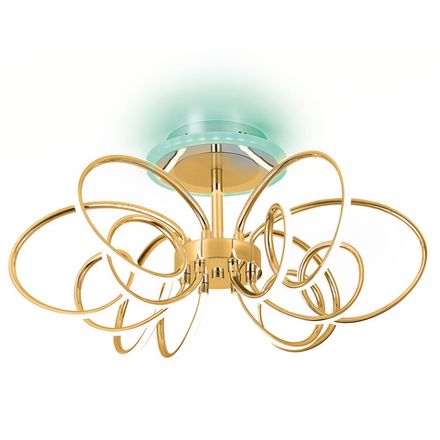 Citilux SALMA SMART CL224A162 RGB LED Умная люстра Золото