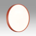 7744/EL COLOR SN Светильник светодиодный потолочный пластик/белый/красный LED 70Вт 3000-6000К D480 IP43 пульт ДУ MAVIC