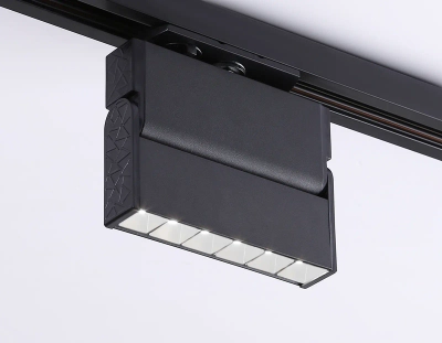 Светильник светодиодный трековый GL6814 BK черный LED 6W 4200K 24° 115*22*87