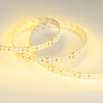Светодиодная лента RT 2-5000 24V Yellow 2x2 (3528, 1200 LED, LUX) (Arlight, 19.2 Вт/м, IP20)