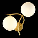 SLE2210-201-02 Бра Золотой/Белый G9 2*5W