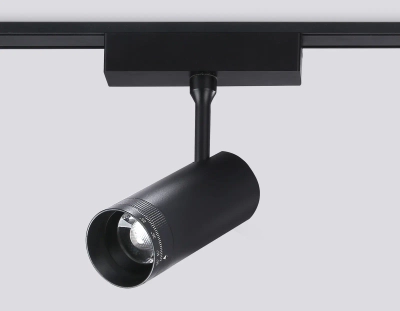 Светильник светодиодный трековый ZOOM для шинопровода Magnetic Ultra Slim GV1571 BK черный IP20 10W 4200K 48V 15-51° D55*185