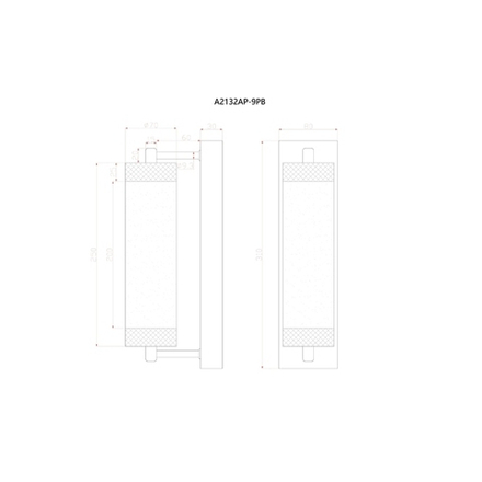 Настенный светильник Arte Lamp GALAXY A2132AP-8PB, 1хLED