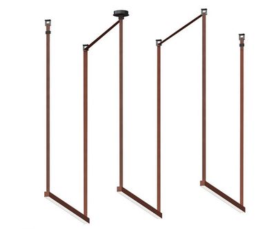 Комплект ременной трековой системы Сатори терракотовый Led 3*15W (4000K)