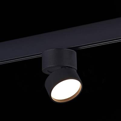 ST809.446.09 Магнитный трековый светильник Черный LED 1*9W 4000K 600Lm Ra&gt;90 120° IP20 D85xH126 48VV