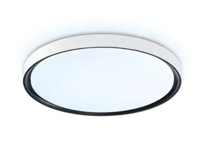 Потолочный светодиодный светильник FZ1247 WH/BK белый/черный IP54 20W 5000K D300*60 (Без ПДУ)