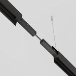 Коннектор питания прямой гибкий 5см Exility черный, TRA034CPC-42B-5. TM Maytoni