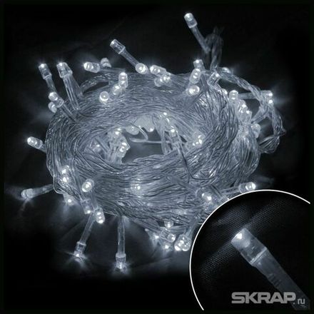 Электрогирлянда светодиодная LED100-8-W
