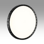 7649/DL PALE SN 142 Светильник пластик/белый/черный LED 48Вт 4000К D385 IP43 ATABI BLACK