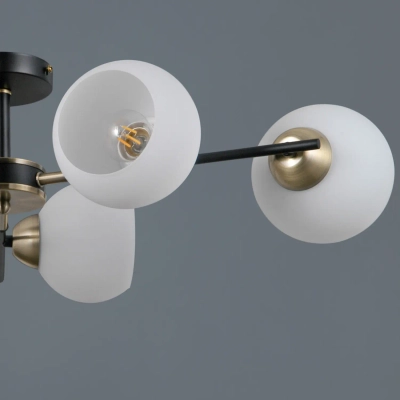 IL0469-6CSQ-24 BK AB LIBRA светильник потолочный ILLUMICO, E27х6
