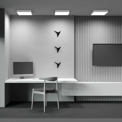 Потолочный светильник Зон / Zon 45 Вт 3000 К 120°, C032CL-45W3K-SQ-W. TM Maytoni