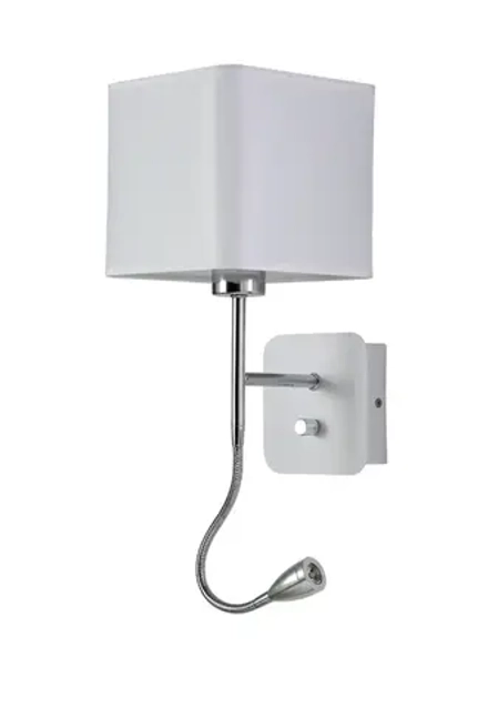 Бра Crystal Lux PACO AP2 CHROME/WHITE 3460/402