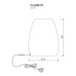 Настольная лампа Magia FL1036-3T, LED