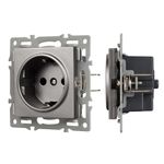 Механизм электрической розетки SCT-MEU1-PL-GR (250V, 16A) (Arlight, -)