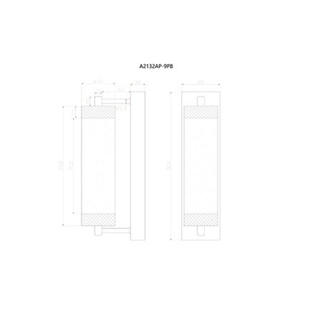 Настенный светильник Arte Lamp GALAXY A2132AP-8PB, 1хLED