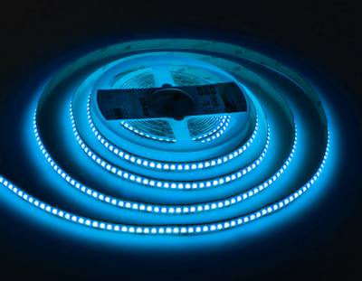 Светодиодная лента GS4951 COB 576Led/ 14W m/ 24V IP20 RGB/ 5m*10mm*3mm кратность резки 31.25mm (4 конт.)