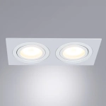 Точечный встраиваемый светильник Arte Lamp TARF A2168PL-2WH, 2хGU10