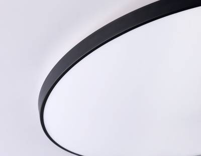 Светильник светодиодный потолочный FZ1227 BK черный IP44 43W 4200K D455*60 (Без ПДУ)