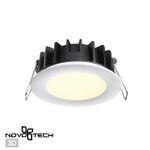 358949 SPOT NT22 270 белый Встраиваемый светодиодный светильник с переключателем цветовой температуры IP20 LED 3000К\4000К\6000К 10W 220V LANTE